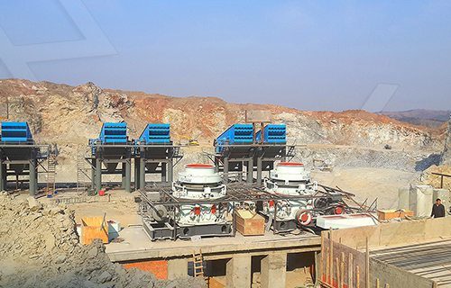 quarry and crushing plant for concrete